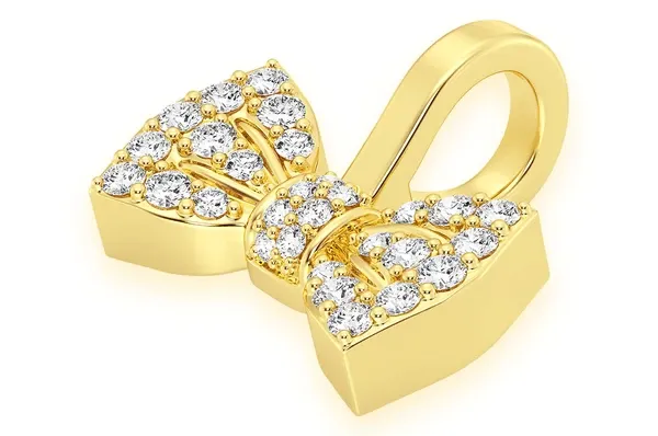 0.20CTW Diamond Mini Bowtie Pendant