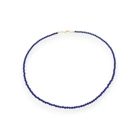 17" Lapis Lazuli Beaded Necklace