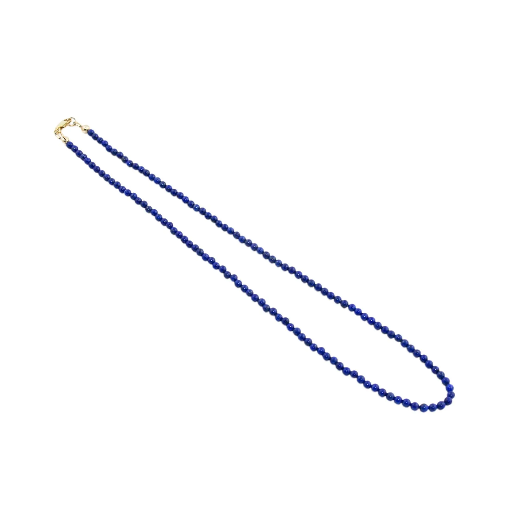 17" Lapis Lazuli Beaded Necklace