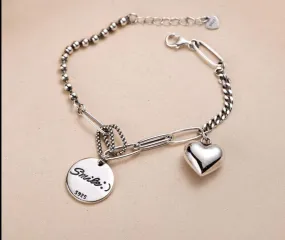 925 Sterling Silver Couple Bracelet