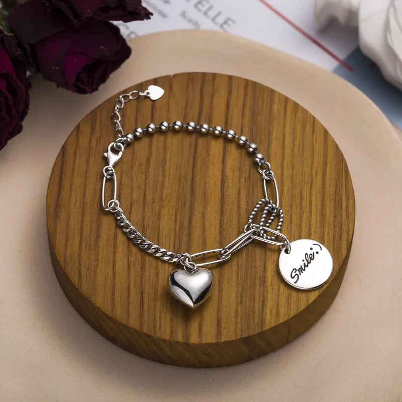 925 Sterling Silver Couple Bracelet
