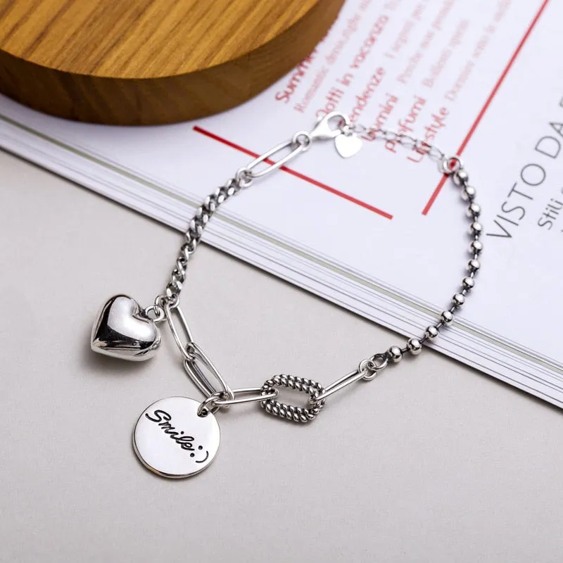 925 Sterling Silver Couple Bracelet