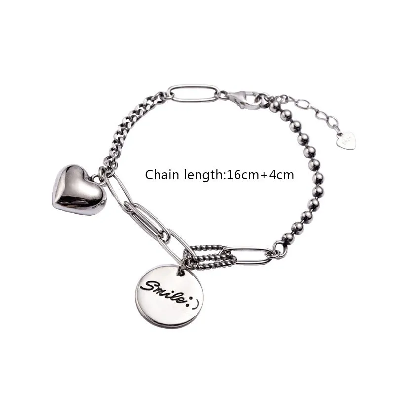 925 Sterling Silver Couple Bracelet