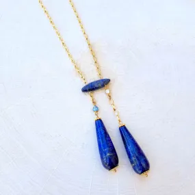 Alexandra Necklace- Nighttime Blue
