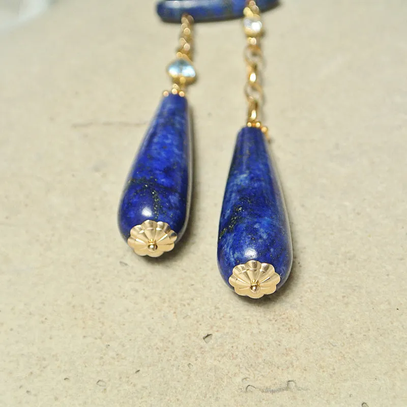 Alexandra Necklace- Nighttime Blue