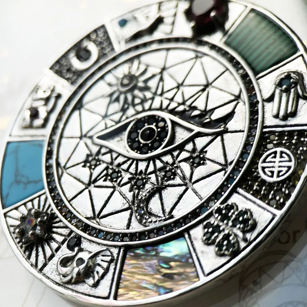 Amulet Magical Lucky Symbols Pendant