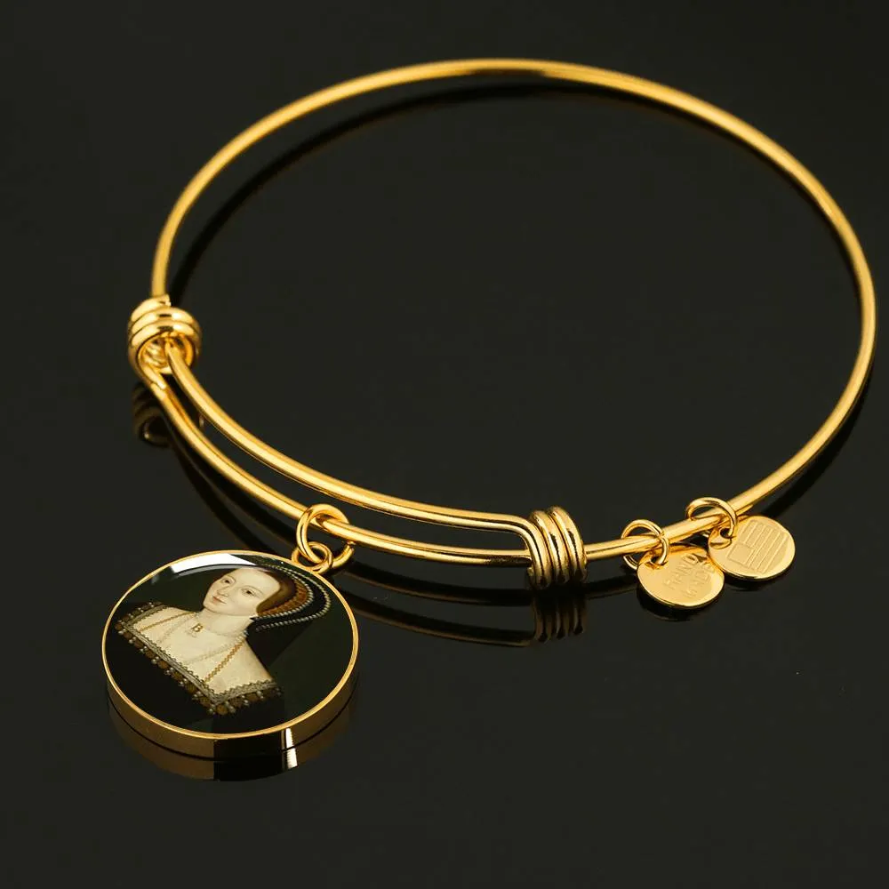 Anne Boleyn Charm Bangle Bracelet