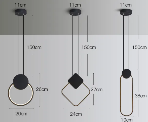 Brandyn Minimalistic Frame Pendant Lamp