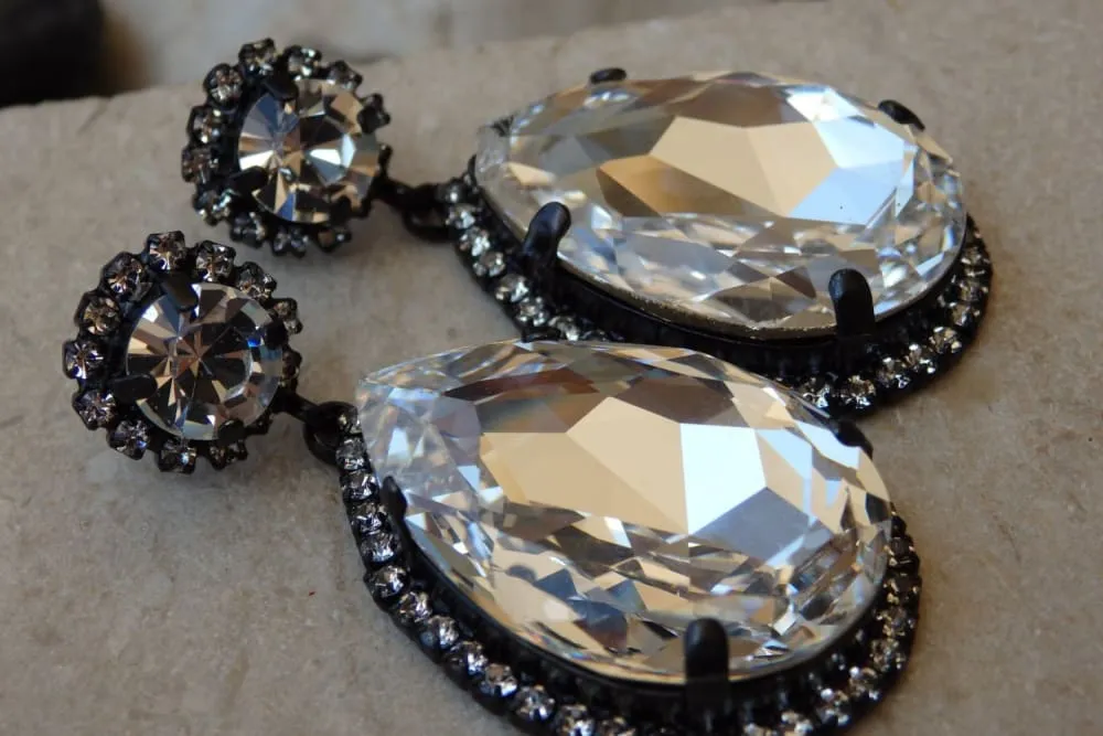 Bridal Teardrop Earrings