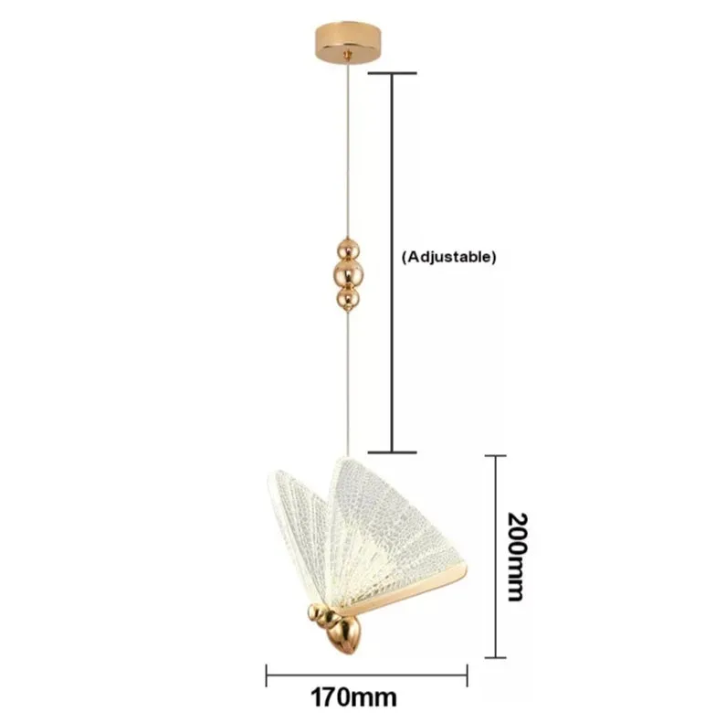 Butterfly LED Pendant Light