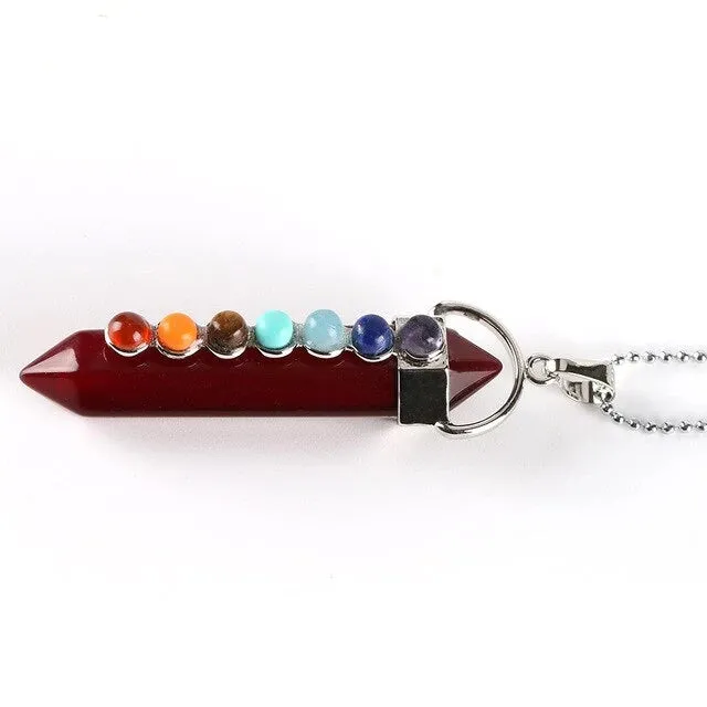 Chakra Quartz Pendant