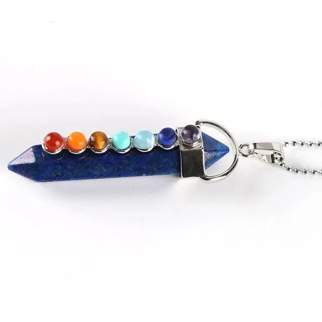 Chakra Quartz Pendant