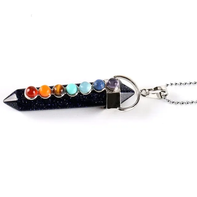 Chakra Quartz Pendant