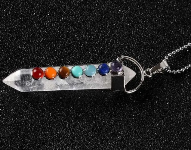 Chakra Quartz Pendant