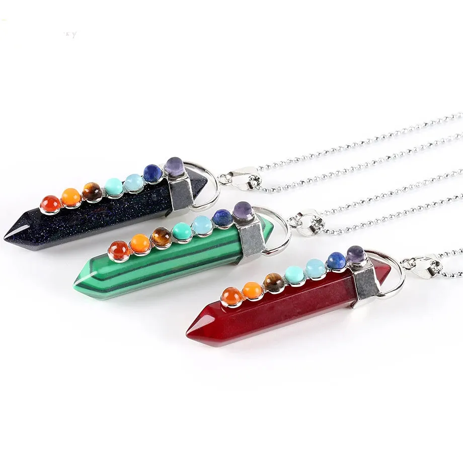 Chakra Quartz Pendant