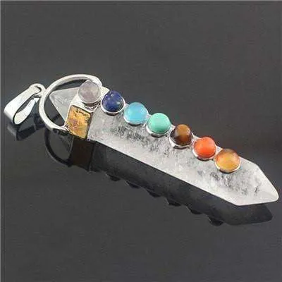 Chakra Quartz Pendant