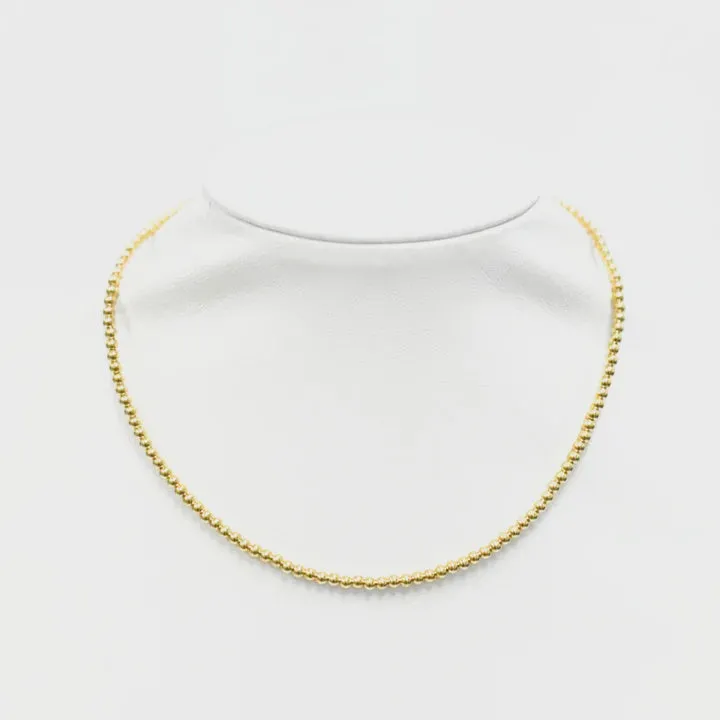 Classic 3mm Ball Bead Choker | 14K Gold Filled