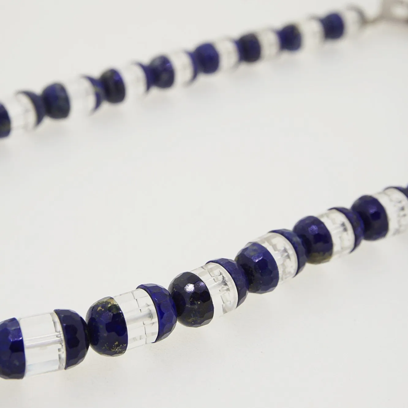 Clear Quartz and Lapis Lazuli