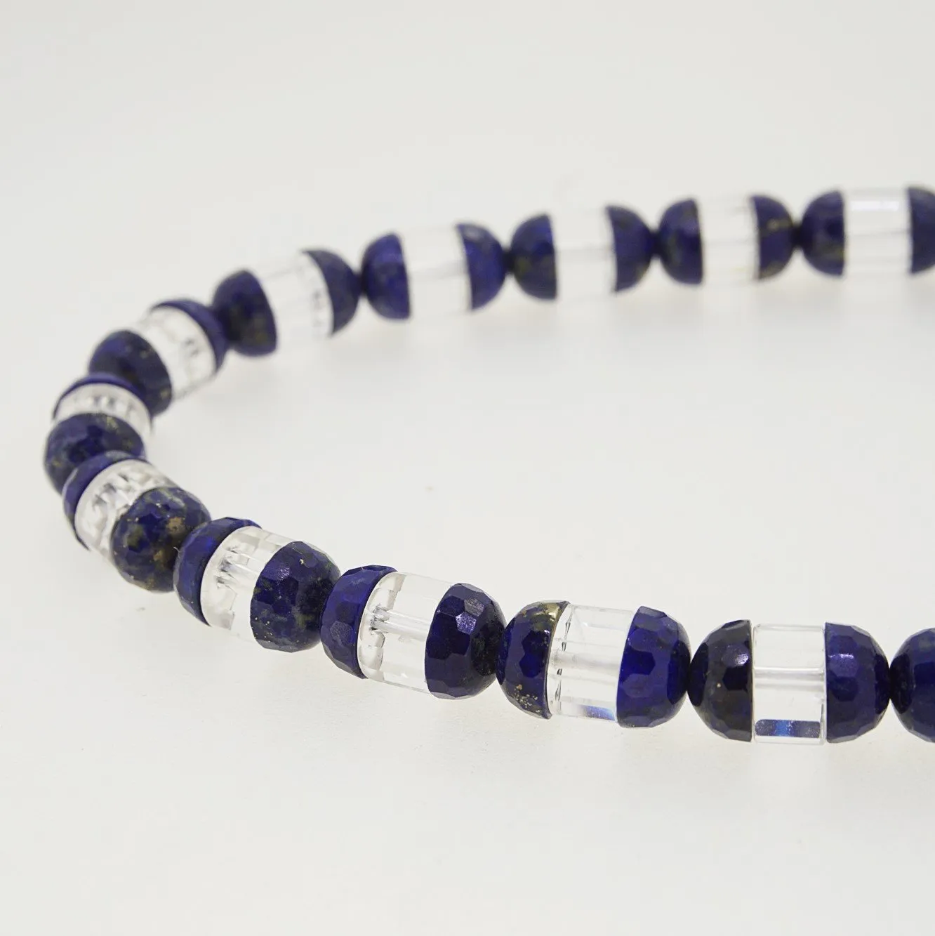 Clear Quartz and Lapis Lazuli
