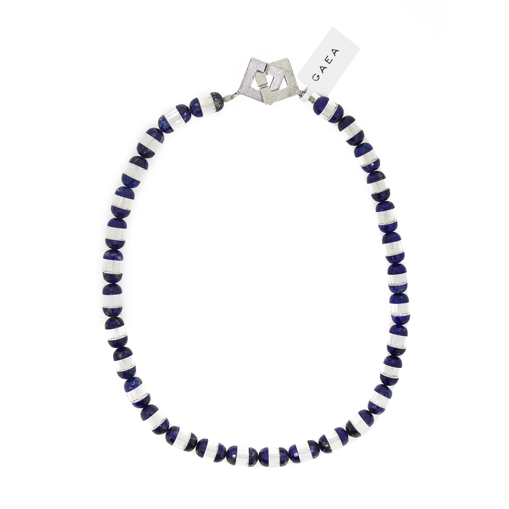 Clear Quartz and Lapis Lazuli