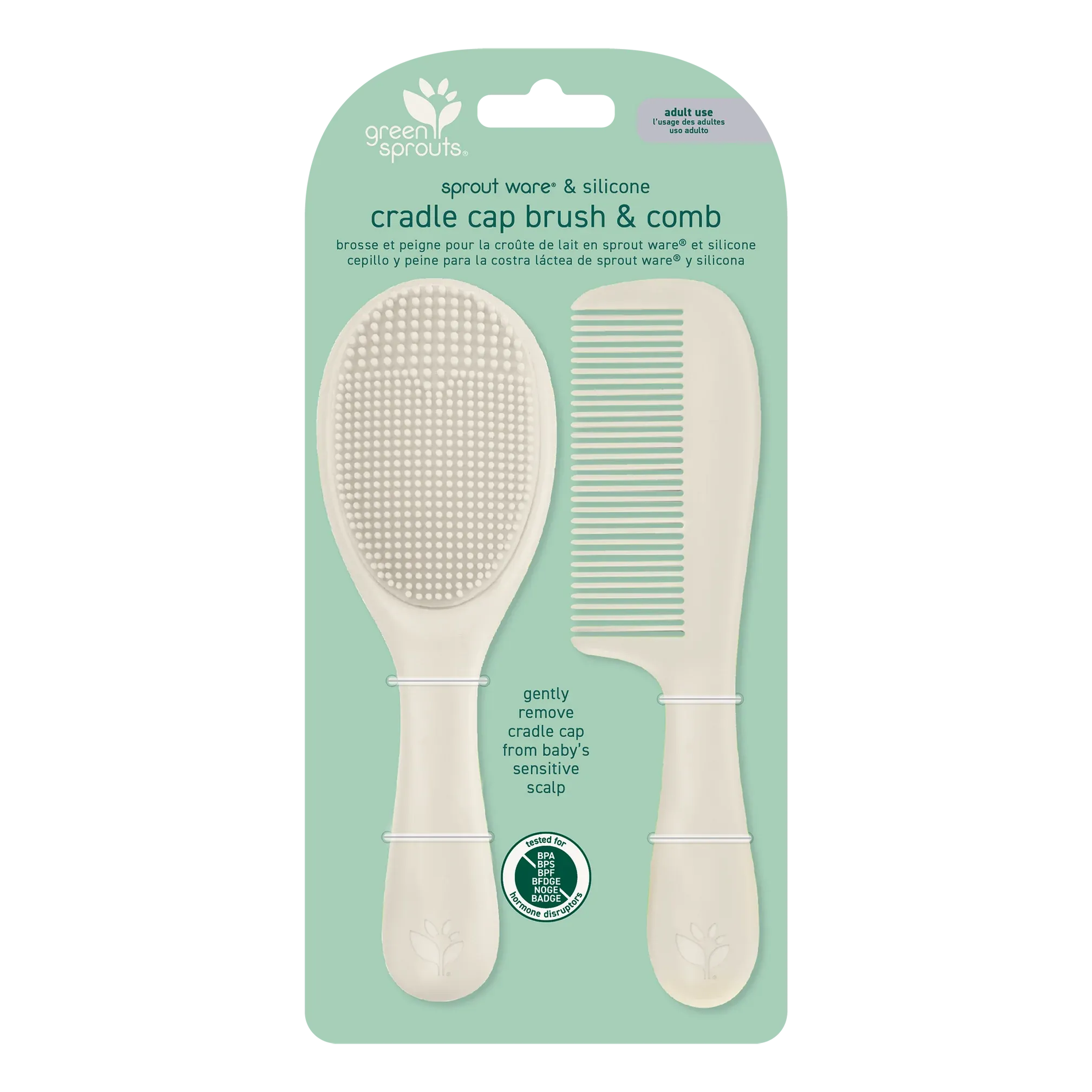 Cradle Cap Baby Brush and Comb Set