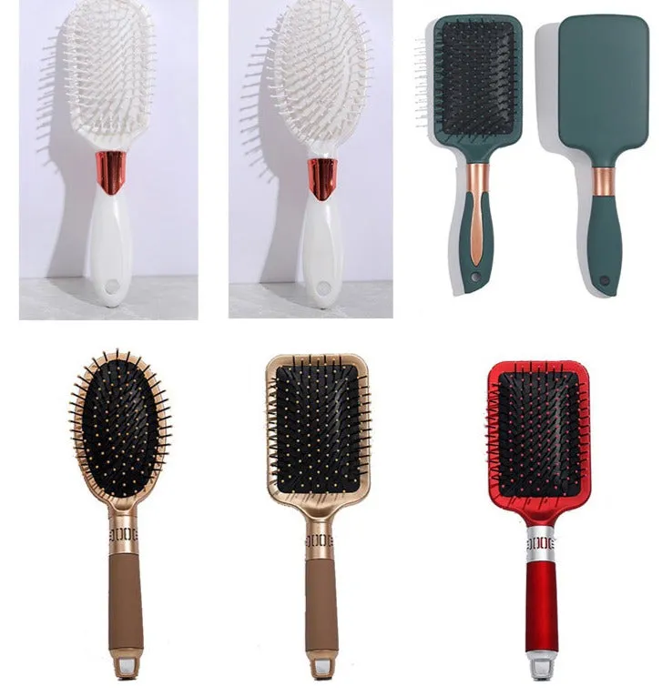 Dark Green Airbag Hairdressing Comb Hair Brush Women Massage Combs Anti-static High Quality Salon Detangling Reduce Hair
