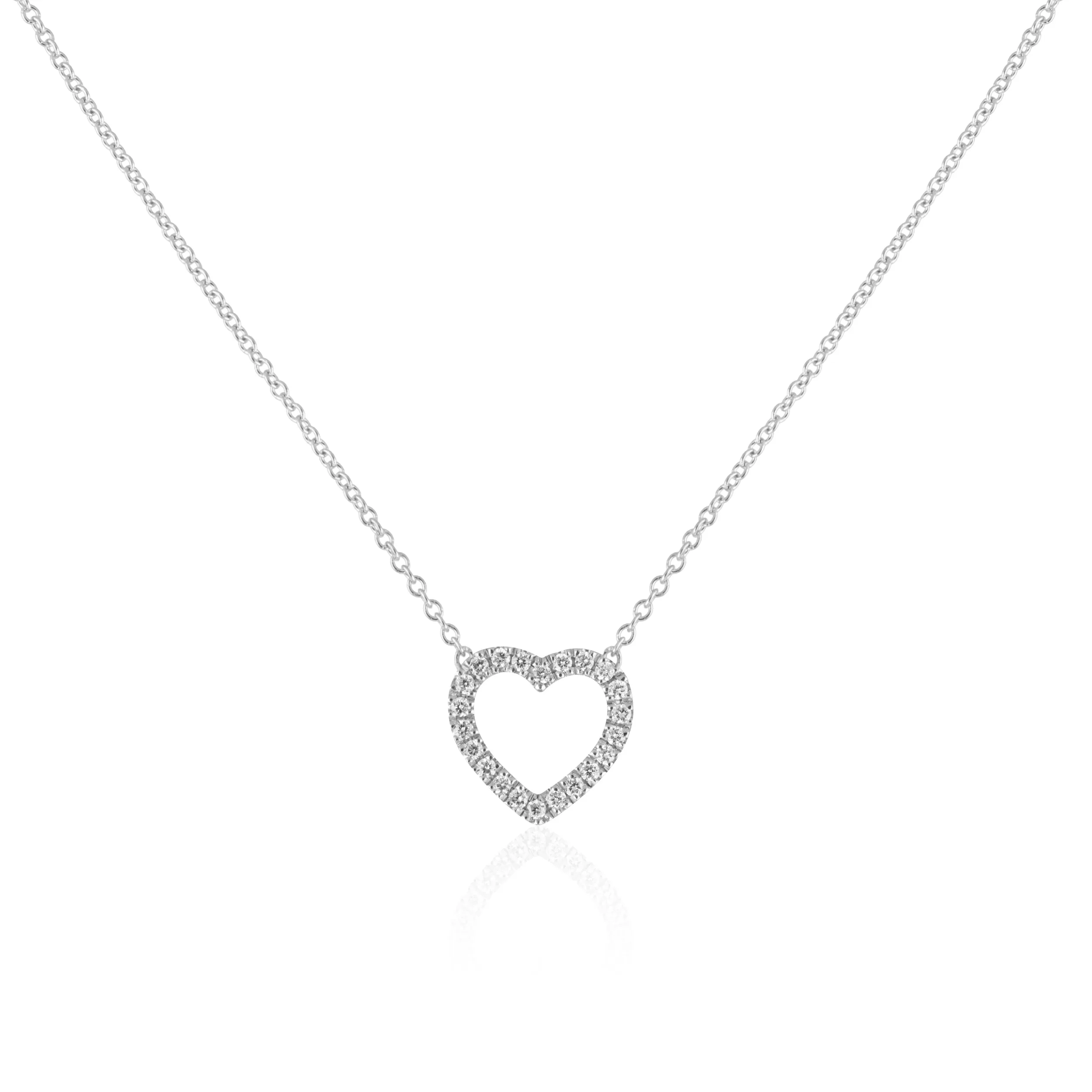 Diamond Heart Mini Necklace