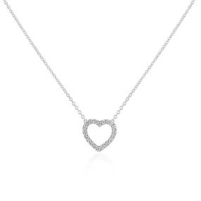 Diamond Heart Mini Necklace