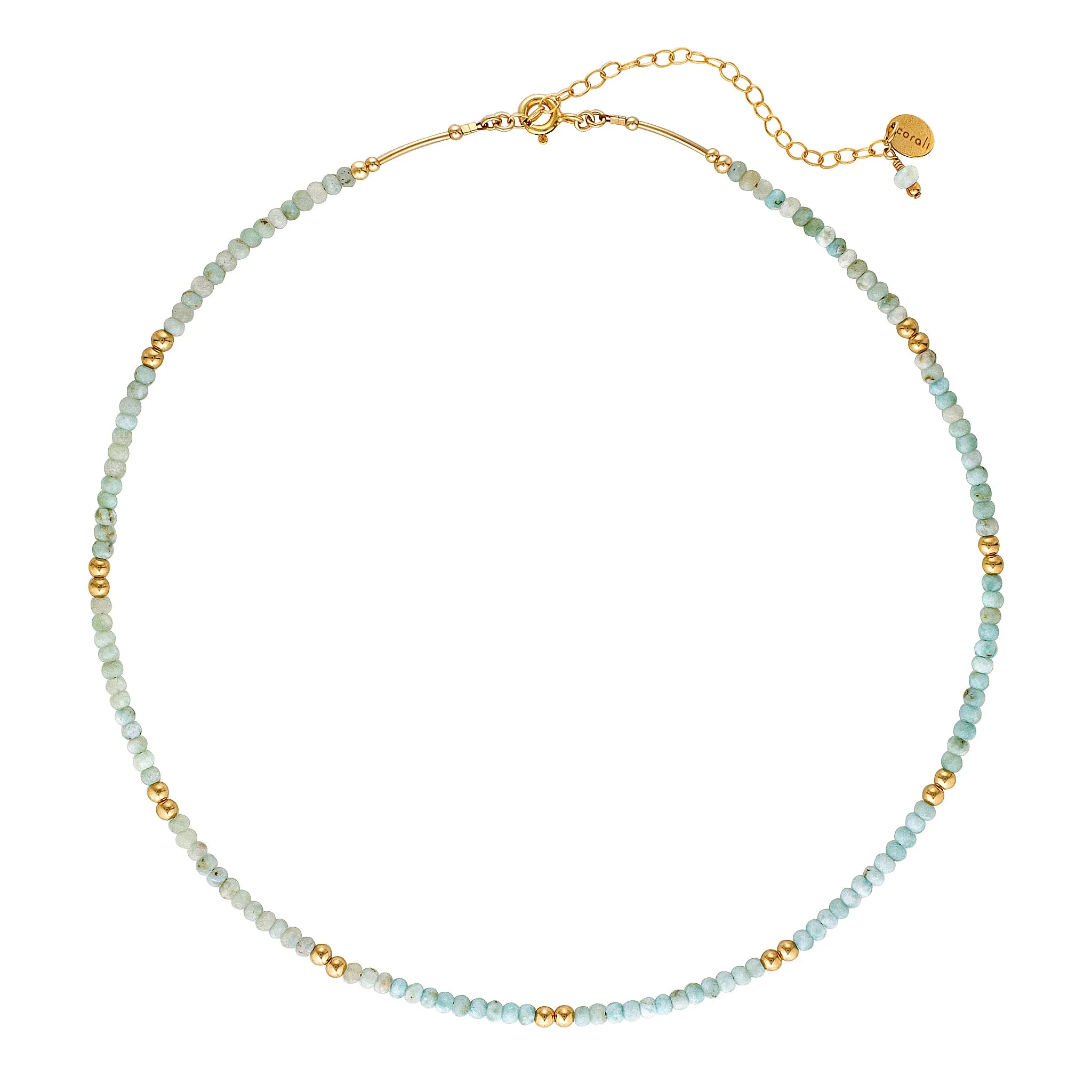 Dominica Choker Necklace ~ Larimar