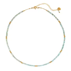 Dominica Choker Necklace ~ Larimar