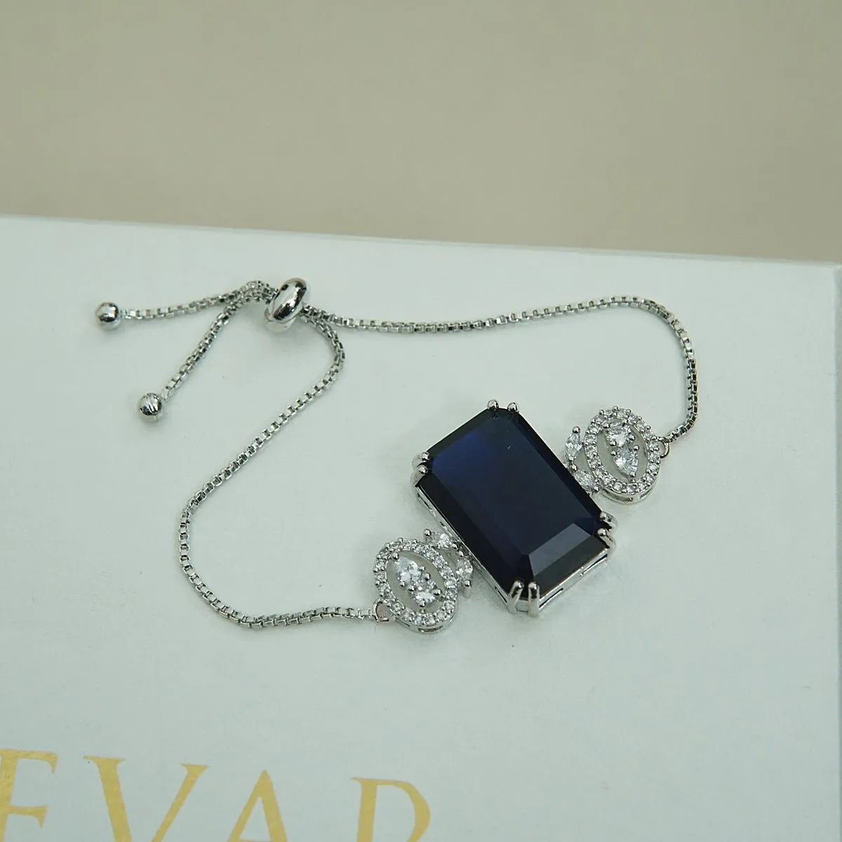 Doubleds Zirconia Adjustable Bracelet