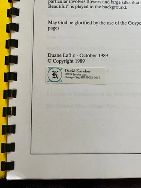 Duane Laflin Booklet Collection (11 titles)