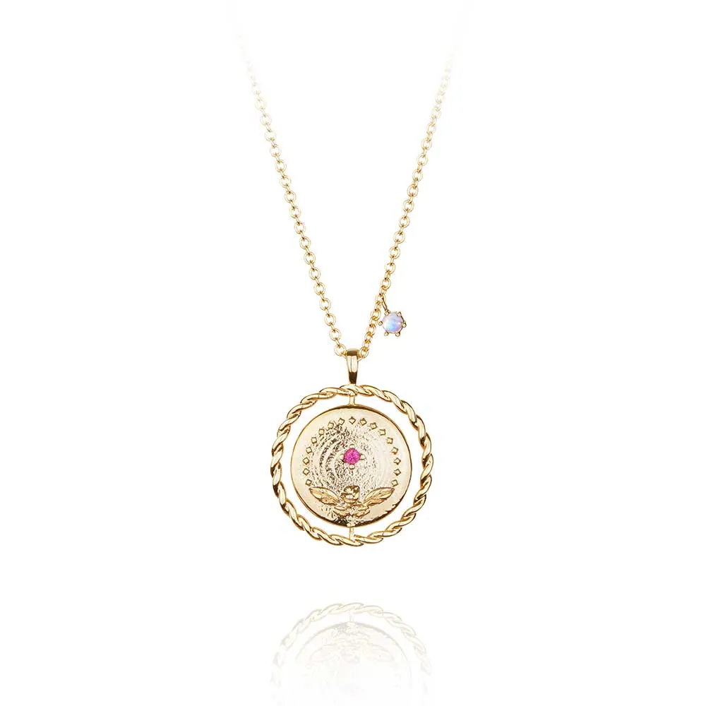 FANTASIA MOONSTONE TAROT NECKLACE