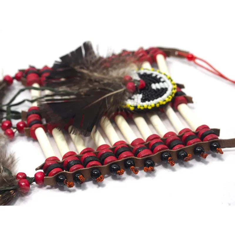 Feather and Bone Necklace