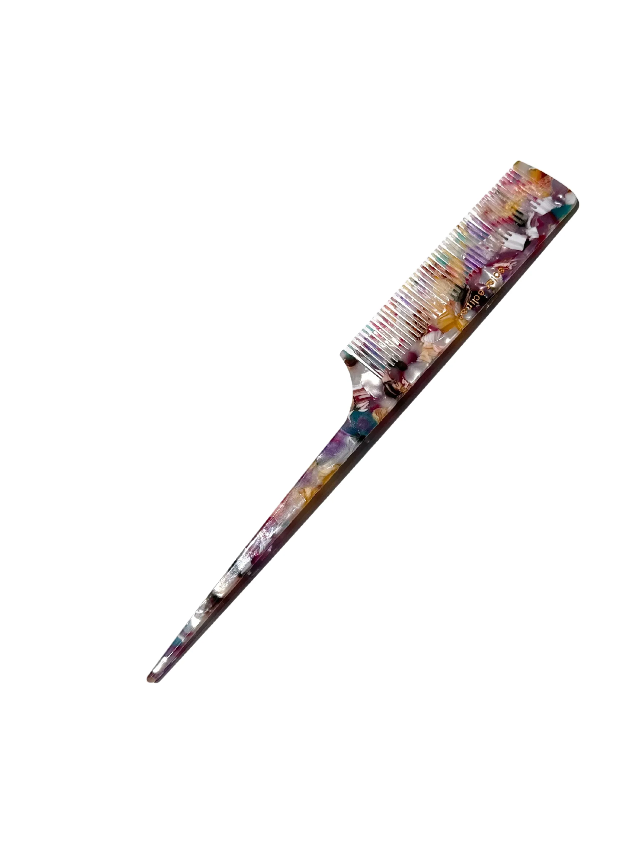 Fine Acetate Tail Hair Comb | Eco-Friendly