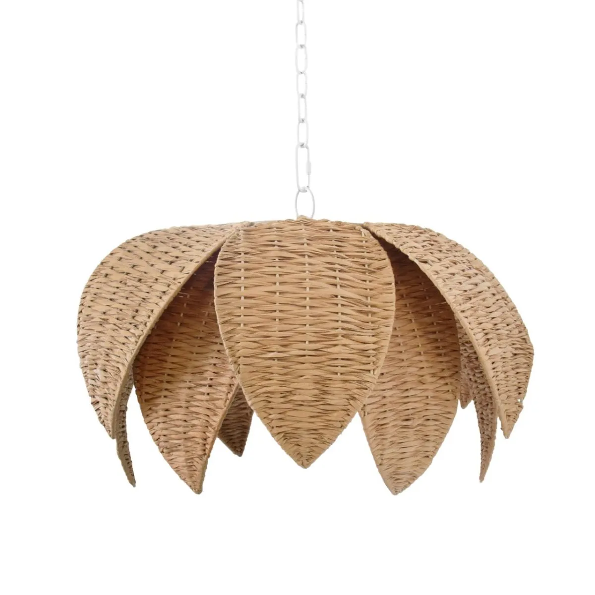 Franny Natural Rafia Pendant Light by Worlds Away