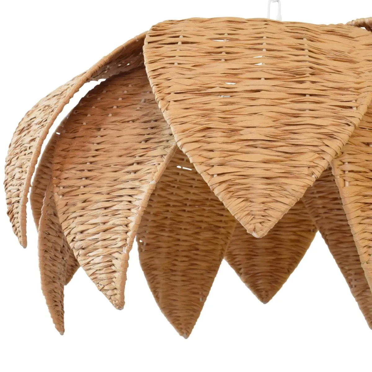 Franny Natural Rafia Pendant Light by Worlds Away