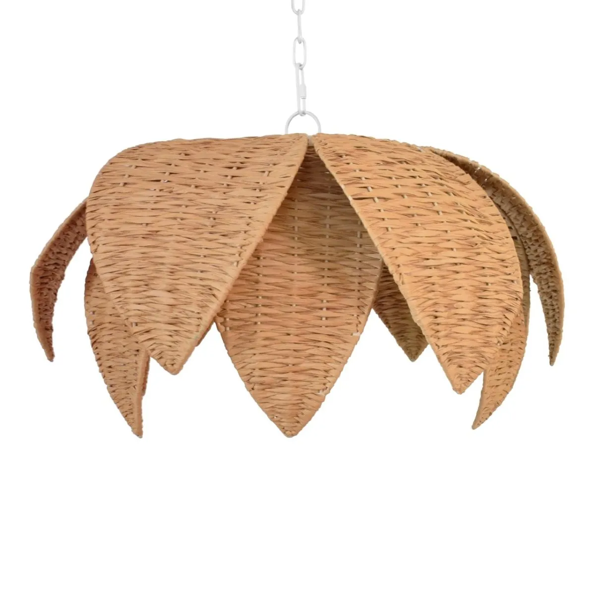 Franny Natural Rafia Pendant Light by Worlds Away