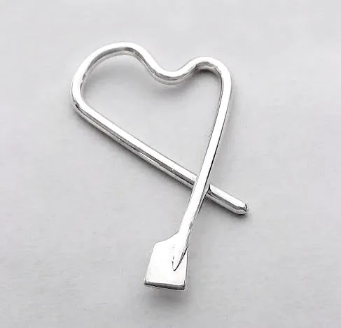 Free-Form Heart with Mini Blade Pendant