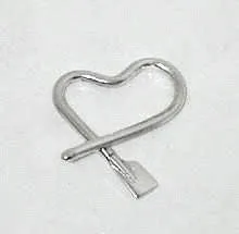 Free-Form Heart with Mini Blade Pendant