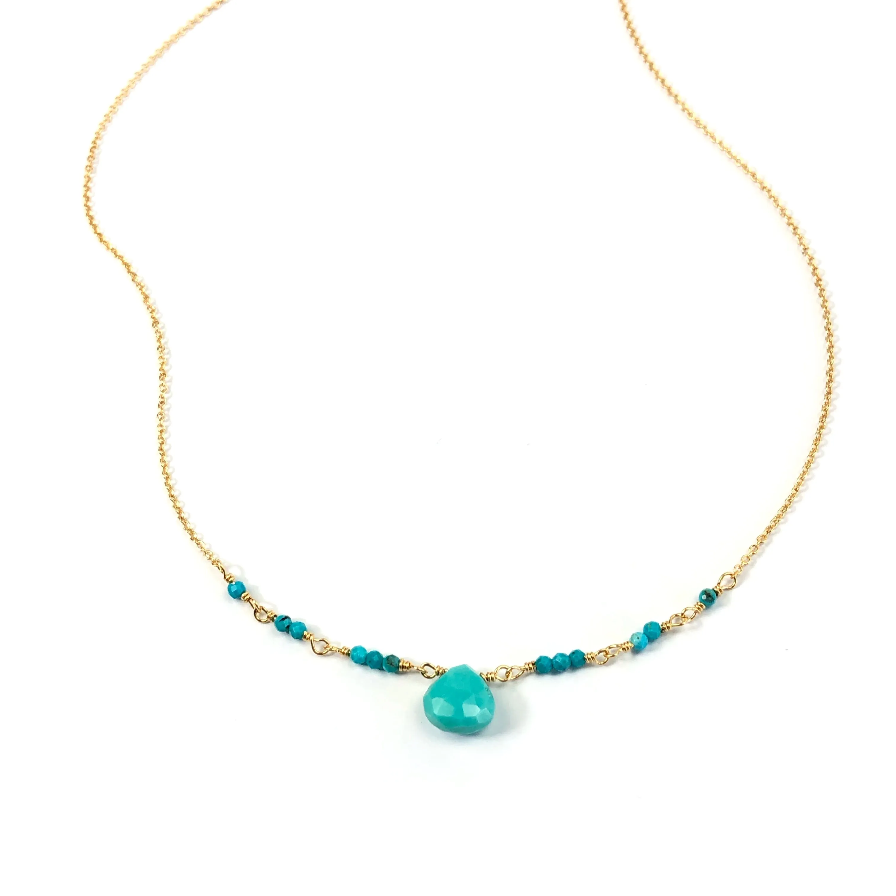 Garnet New Band Necklace