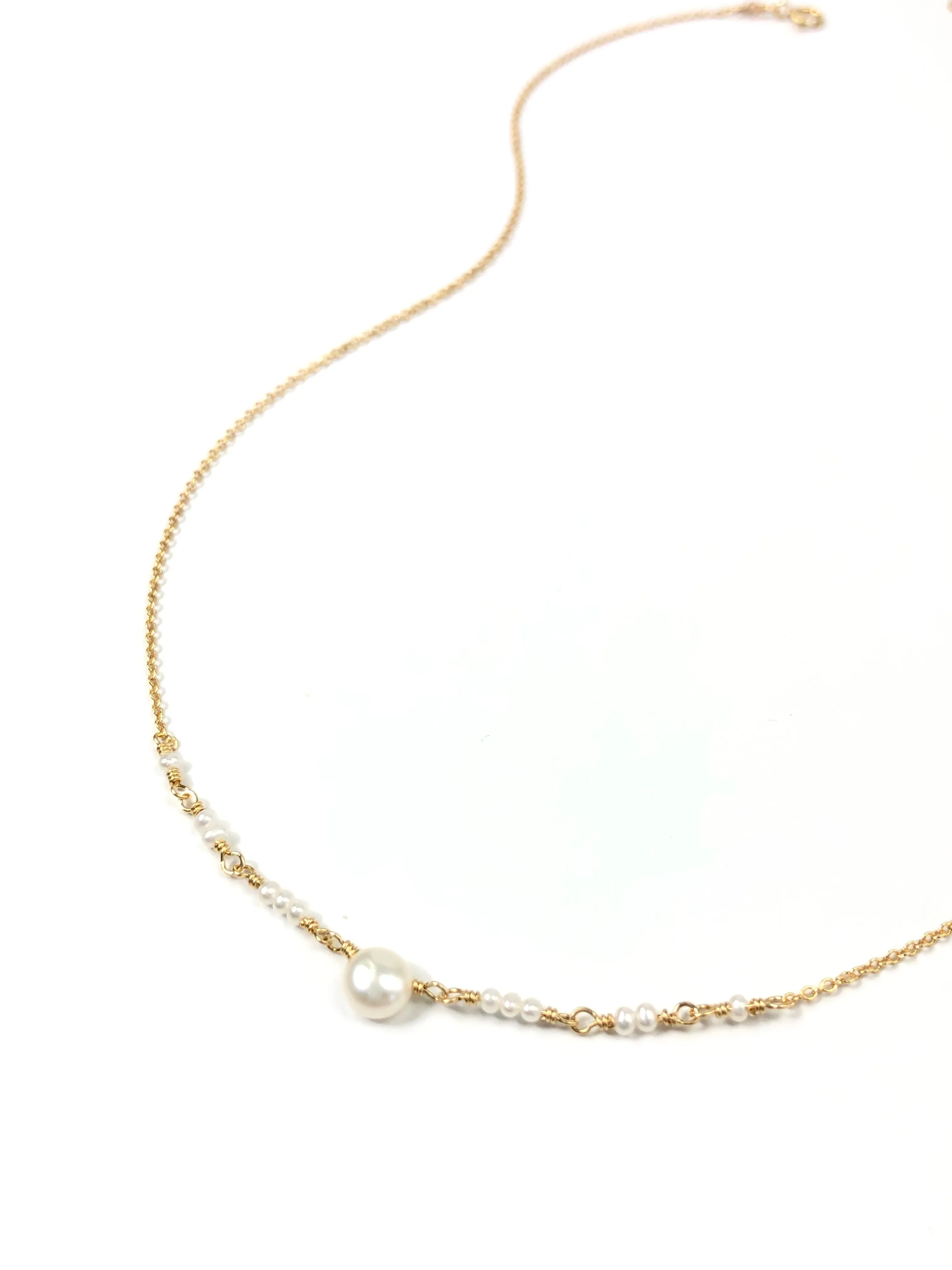 Garnet New Band Necklace