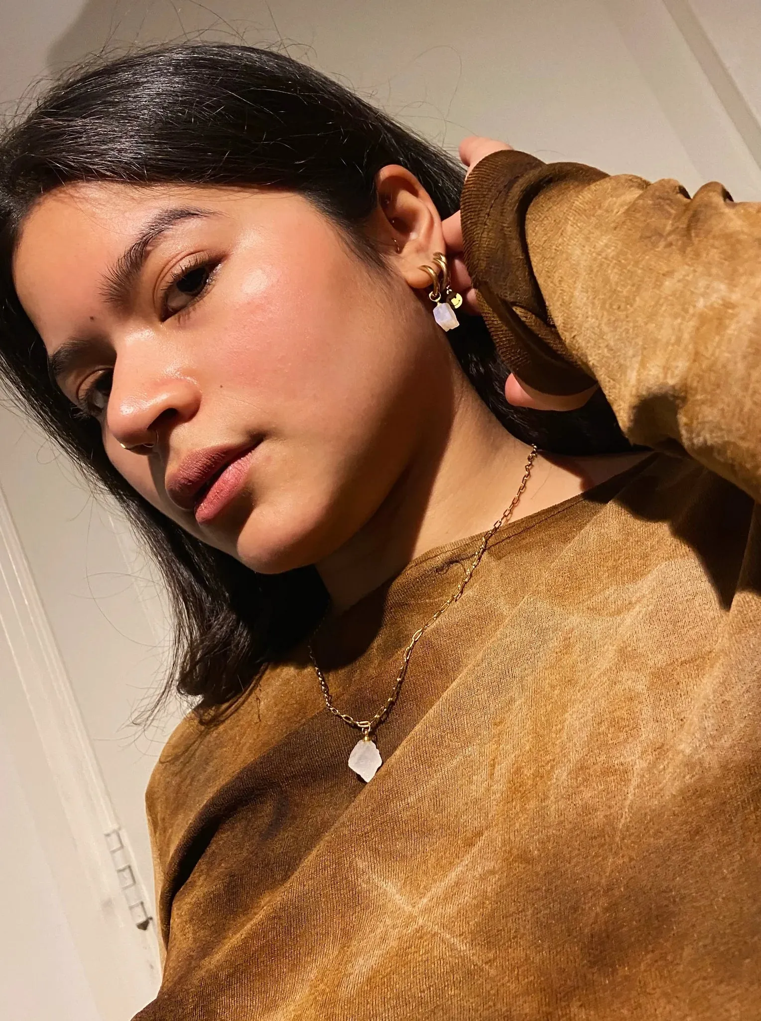 GEMSTONE LINK NECKLACE