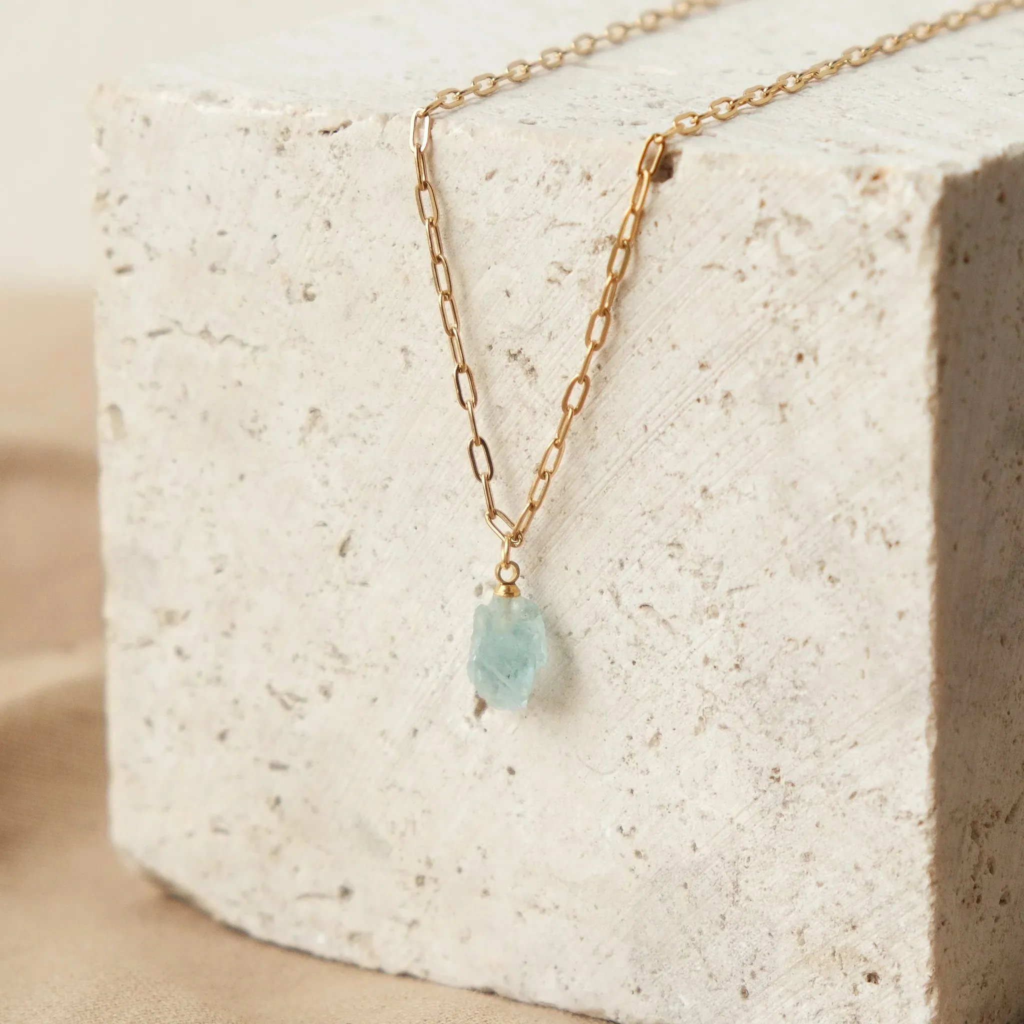 GEMSTONE LINK NECKLACE