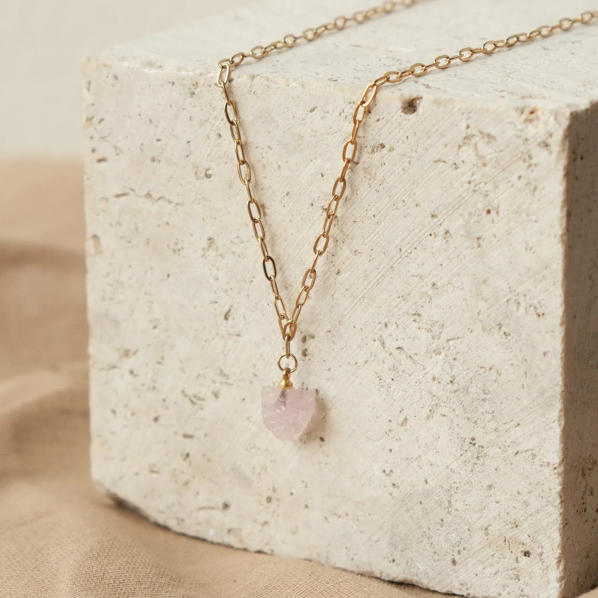 GEMSTONE LINK NECKLACE