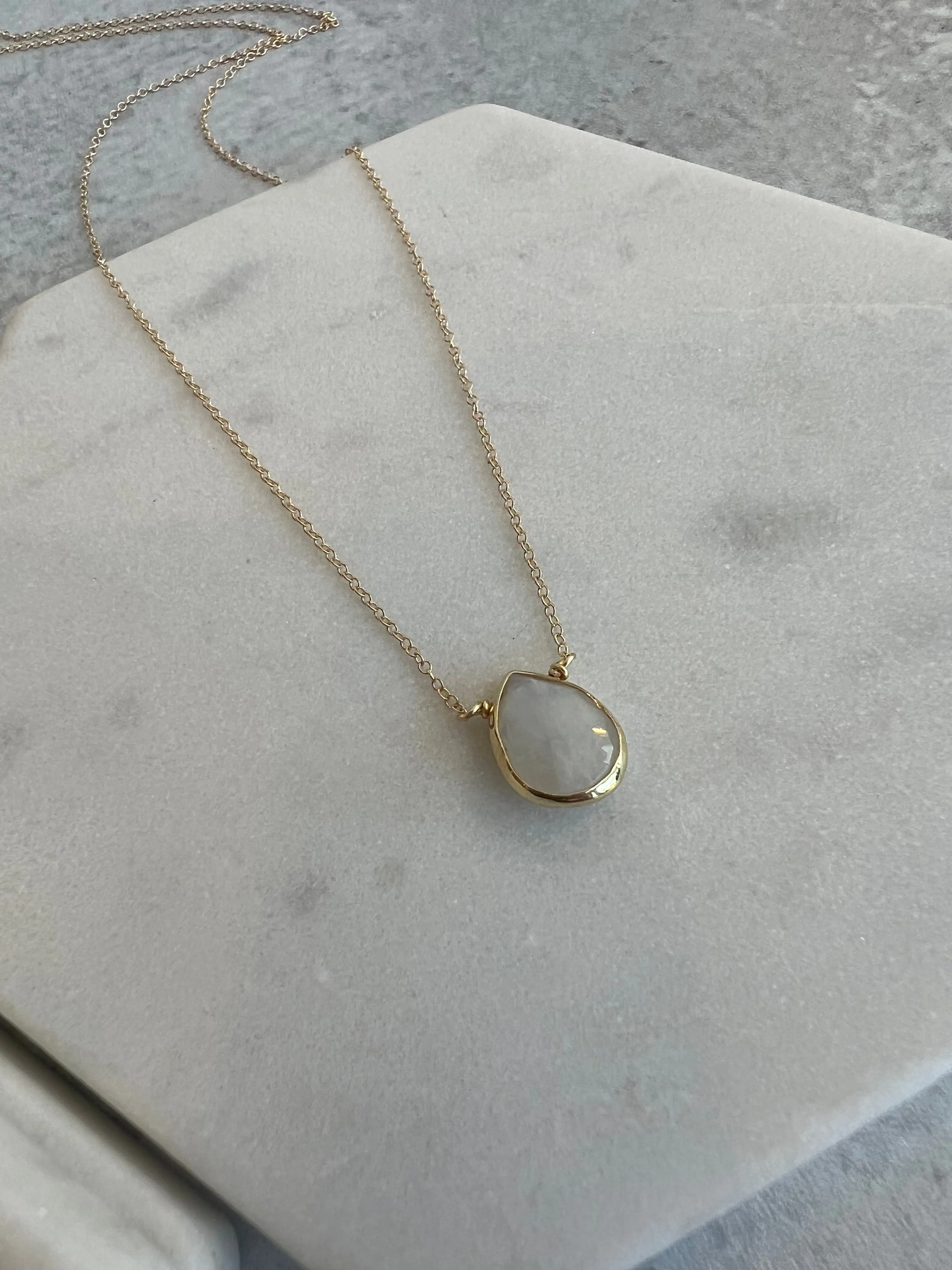 Gemstone Necklace ~ moonstone