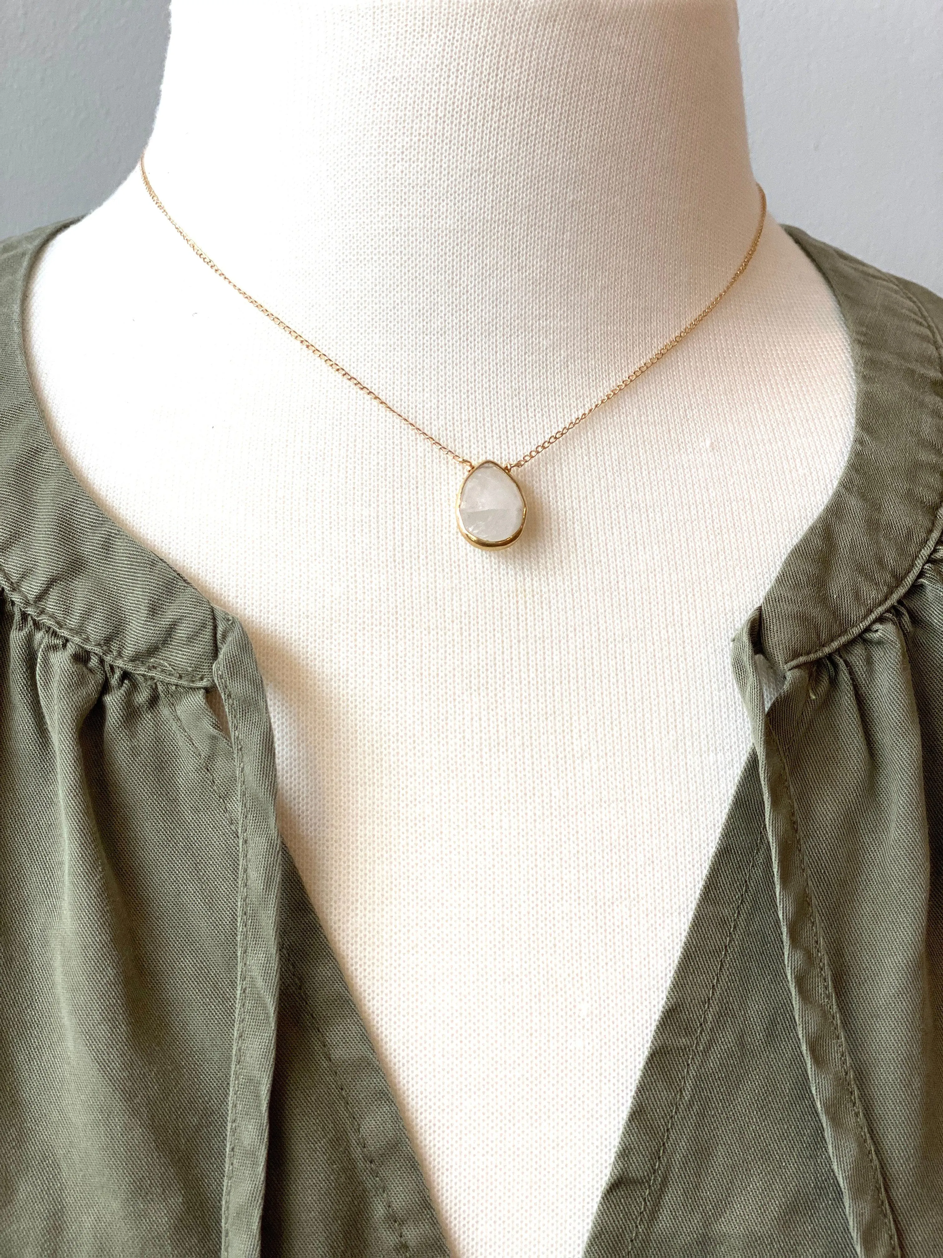 Gemstone Necklace ~ moonstone