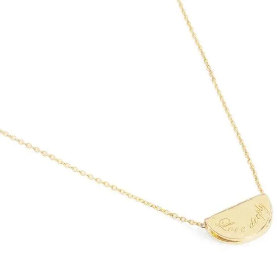 Gold Love Deeply Necklace