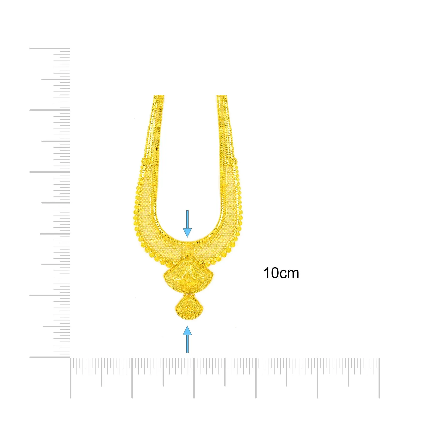 Golden Necklace with stud PGNL7-0651