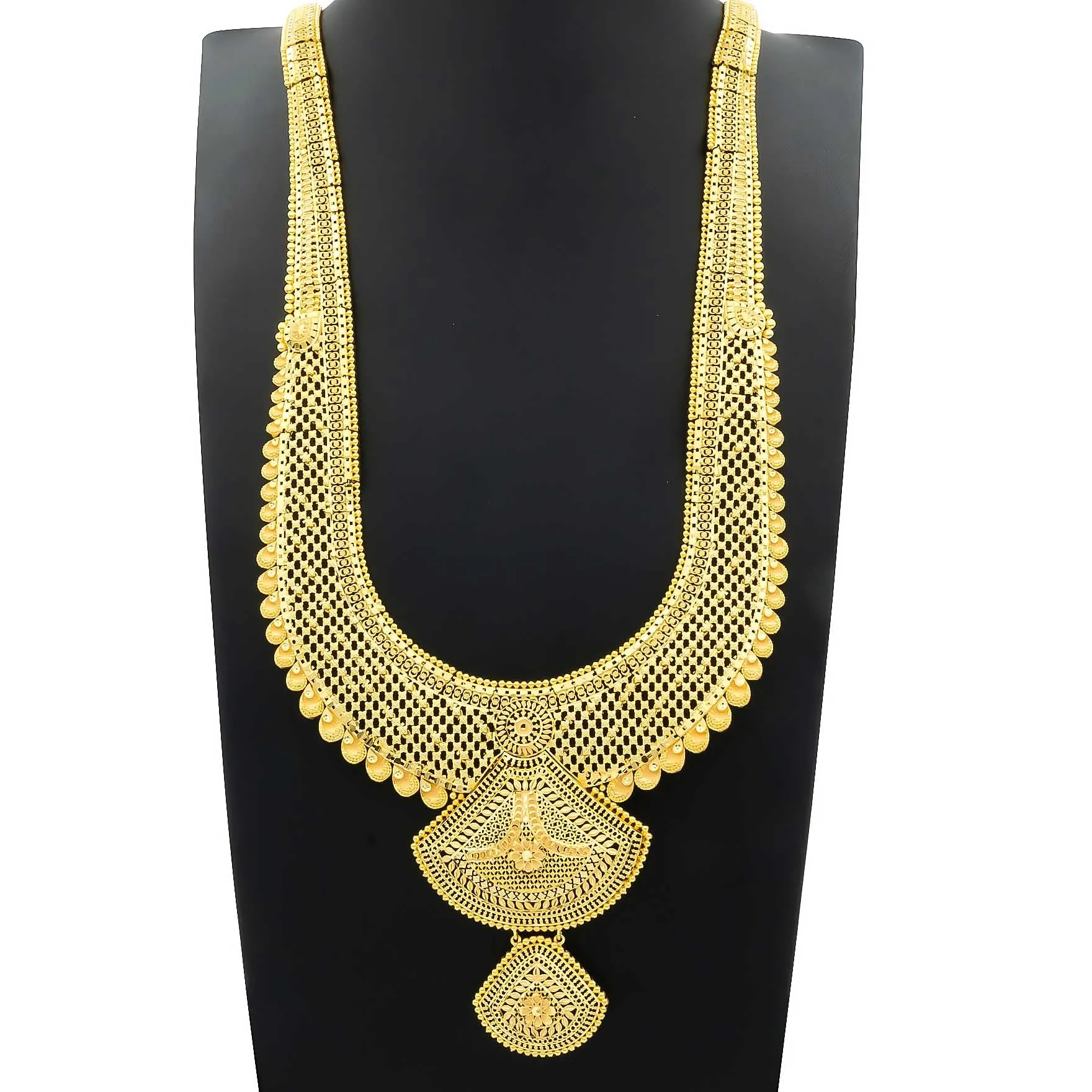 Golden Necklace with stud PGNL7-0651